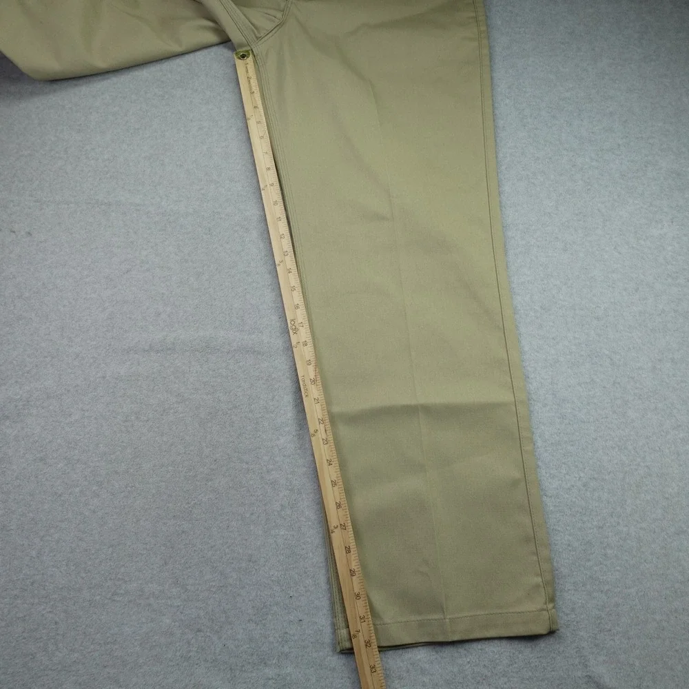 Carhartt Pants Mens 38x32 Khaki Relaxed Fit Twill Blended Work
